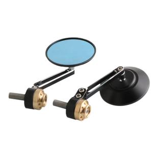 摩托车后视镜适用本田NS125la cb650r手把反光镜CB190ss复古圆镜