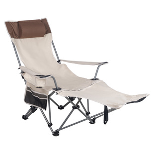 折叠躺椅便携式休闲钓鱼椅子露营月亮椅凳子午休床阳台导演沙滩椅