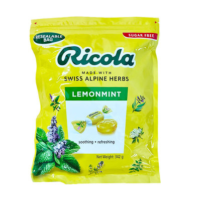 利口乐柠檬味薄荷无糖润喉糖