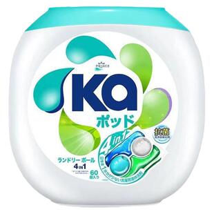 Ka日本王子菁华4in1洗衣凝珠香味持久四合一留香洗衣球清香洗衣液
