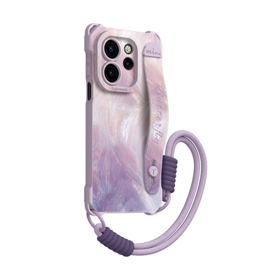 适用reno15！全包腕带支架硅胶壳