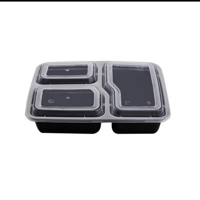 三格餐盒密封保温环保
