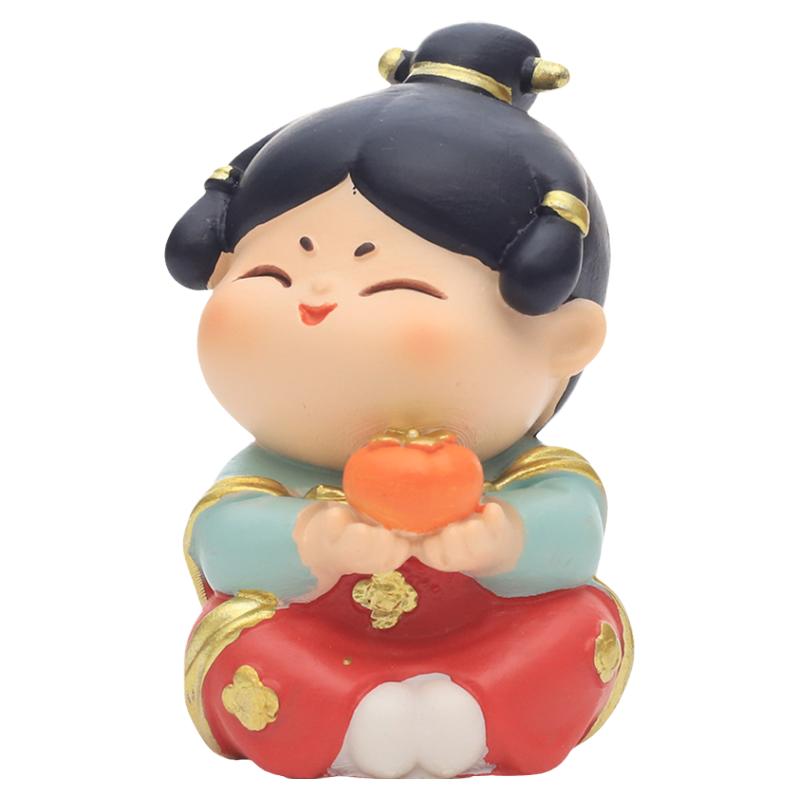 唐仕女唐小圆摆件新年礼物少女心