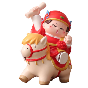 金榜题名马年状元郎摆件喜庆学生书桌逢考必过励志学习装饰品礼物