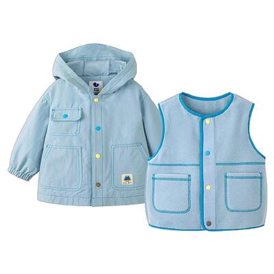 迷你巴拉小软皮马甲三防两件套