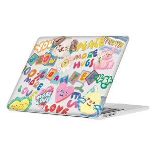 油画韩风联名笔记本保护套涂鸦定制适用苹果MacBook笔记本保护壳CASE原版个性Air13.3/13.6 Pro13/14/16寸M2