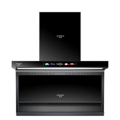 创维变频顶侧双吸油烟机自动清洗