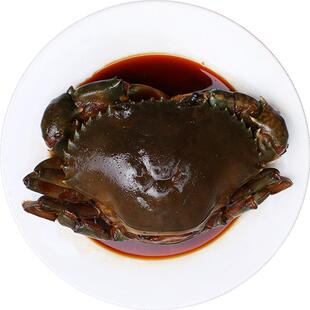 蟹大人酱青蟹生腌制醉蟹红膏酱香呛蟹宁波酱油蟹即食非切块整只装