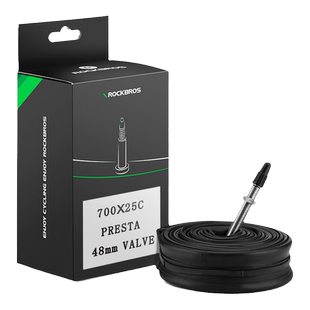 洛克兄弟自行车内胎700C/23 25 28 35美法嘴丁基胶内胎公路车轮胎