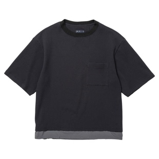 现货折扣 Meanswhile SOLOTEX Waffle S/S Tee 华夫格短袖休闲T恤