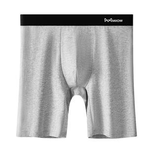 猫人运动内裤男款防磨腿纯棉加长男士纯棉四角短裤透气防磨裆大码