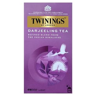 TWININGS川宁茶大吉岭红茶25片盒装袋泡茶包英式下午茶Darjeeling