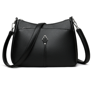 专柜正品真皮女包2026新款斜挎包女款包包大容量单肩包妈妈手提包