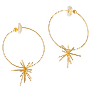 OSEWAYA耳夹小众清冷复古烟花无耳洞耳钉轻奢高级感日剧同款耳圈