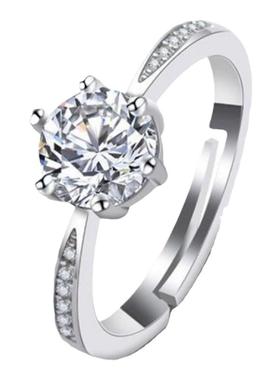 仿真结婚情侣戒指男女高级感