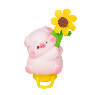 宝贝故事萌宠贴贴电动车摆件