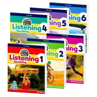 【自营】原版进口Oxford Skills World Listening Speaking 123456级学生书小学英语听说读写牛津技能世界课程听力口语osw英语教材