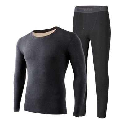 宝派羊绒保暖内衣情侣加绒秋冬季