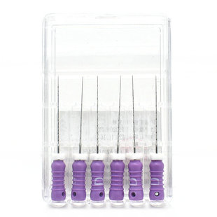 牙科不锈钢根管锉DF锉怼锉钙化根管手用疏通锉12号上下提拉锉口腔