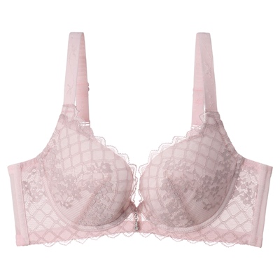 华歌尔Wacoal PS机能聚拢提托侧收副乳蕾丝文胸内衣女WB37C6