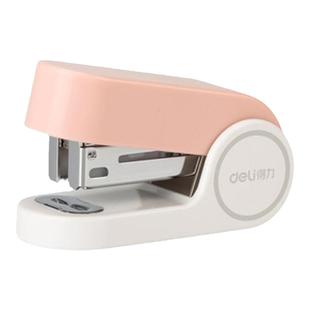 【迷你便携可爱】得力订书机学生用小号钉书器女生装订桌面用品订书钉机起钉器文具用品少女心省力小巧订书器