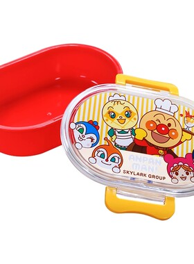 日单卡通便当盒小号趣味水果盒幼儿园零食盒可微波