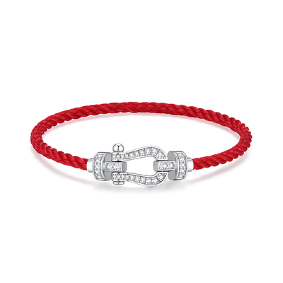 MITHAOL【明星同款】马蹄扣红绳手链女高级感航海扣本命年红手绳