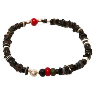 BLUE BLOOD印第安贝壳琉璃松石手链 手工复古美洲贝手链  纳瓦霍