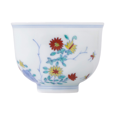 景德镇陶瓷成化斗彩中式茶杯