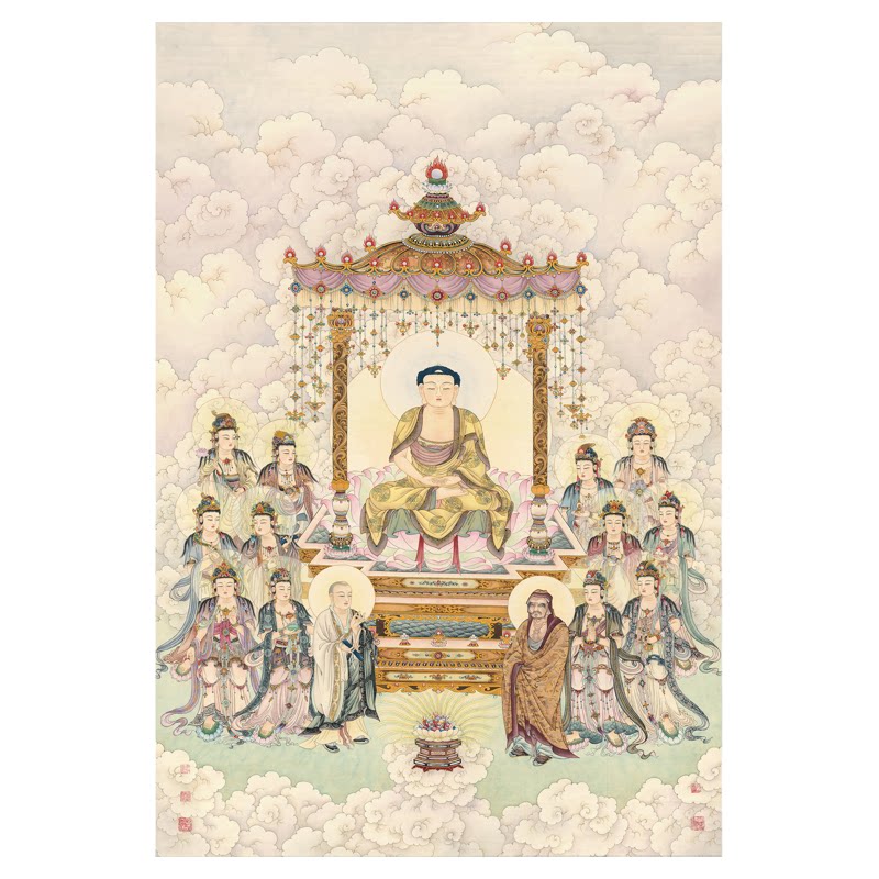 释迦牟尼佛画像高清复制