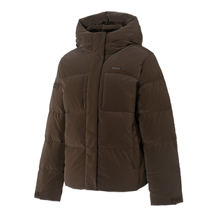 DISCOVERY连帽羽绒服女2025新款保暖运动服宽松短款户外夹克外套