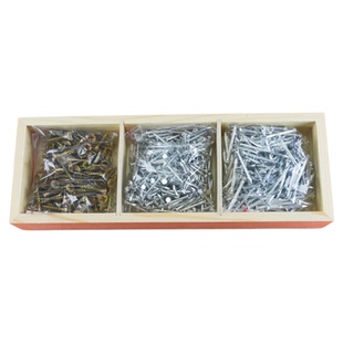 幼儿园木工坊钉子螺丝套装儿童木工工具耗材小学校创客教育小铁钉