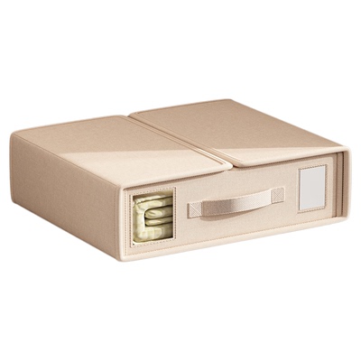 日本棉麻四件套收纳盒