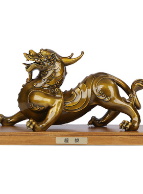 彩铜貔貅摆件一对开业乔迁礼品