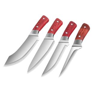 手工锻打剔骨刀肉联厂杀猪放血尖刀扒皮专用刀具剥皮分割剃肉骨刀