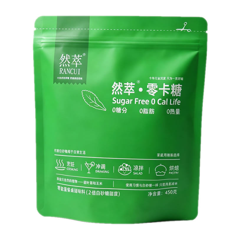 零卡糖0卡糖代糖食品烘焙甜菊糖优于木糖醇无糖白糖专用赤藓糖醇