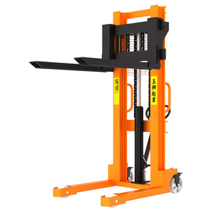 手动液压叉车堆高车1吨2吨半电动升降搬运车手推升高地牛小型铲车