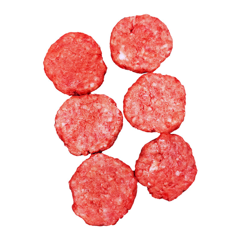 和牛手工薄饼秒煎牛肉饼汉堡饼
