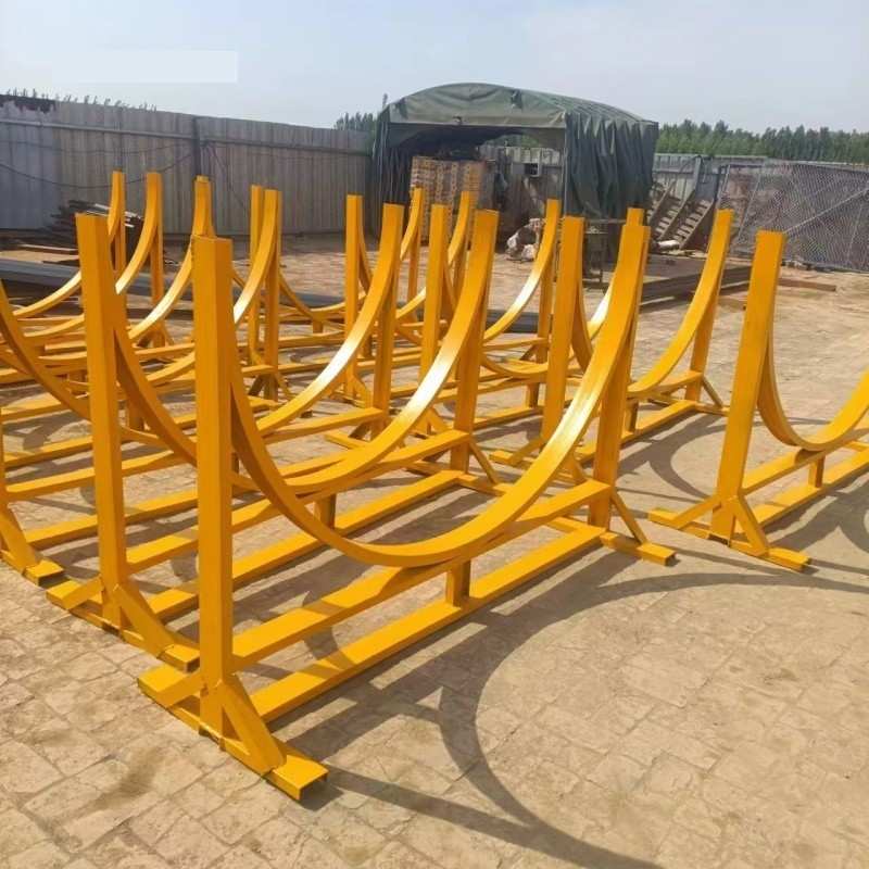 钢筋堆放架 工地标准化钢筋原材料堆放平台 16工字钢摆放材料支架