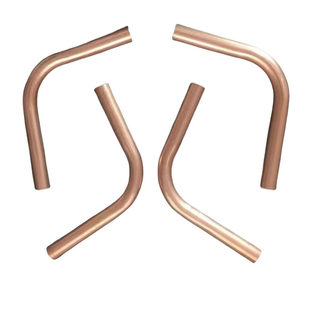 T2紫铜管折弯紫铜棒折弯h65黄铜管折弯黄铜棒攻牙L型折弯加工定制