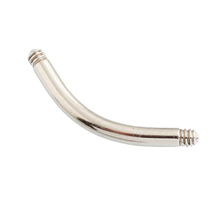 粗针14G 1.6mm人体穿刺不锈钢DIY弧杆长杆短杆肚脐环细针眉钉配件