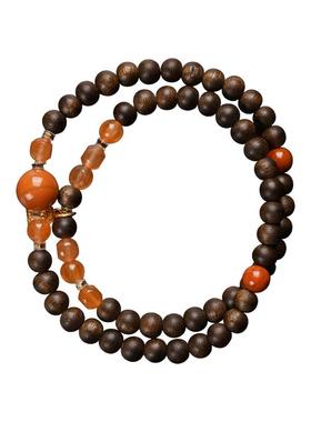 合慕越南芽庄紫棋楠沉香手串礼物