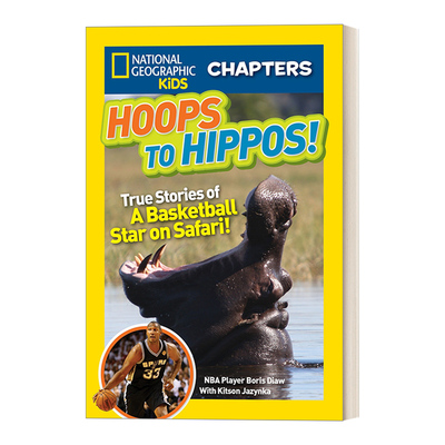 英文原版 National Geographic Kids Chapters Hoops to Hippos 国家地理儿童章节书 投向河马 英文版 进口英语原版书籍