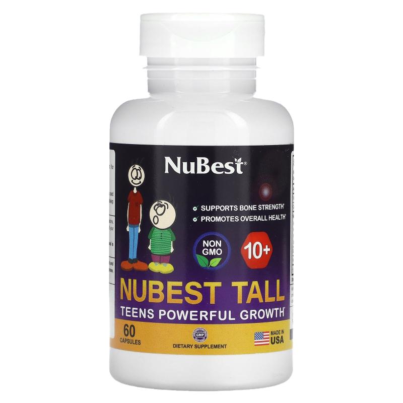 NuBest青少年骨骼健康成长10岁+膳食补充剂维生素D3K2钙