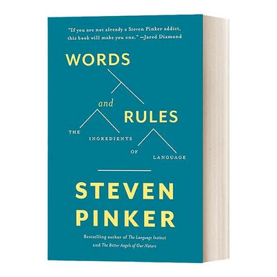 英文原版 Words and Rules 词汇与规则 人类语言的秘密 史帝芬平克 英文版 Steven Pinker 进口英语原版书籍