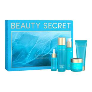 美颜秘笈蔚蓝深海焕活护肤套装官方正品旗舰店爽肤水乳液精华液