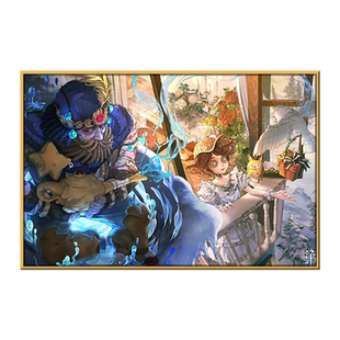 第五人格艾玛伍兹园丁数字油画diy填色画手工定制油彩画客厅挂画