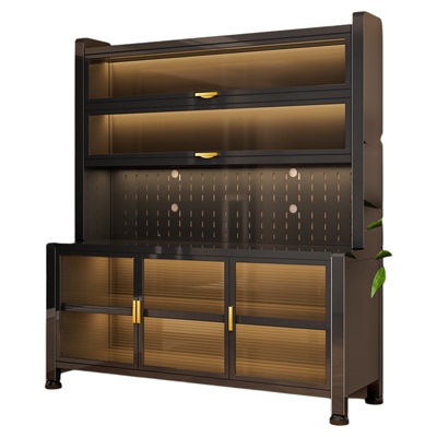 厨房置物架落地多层多功能收纳柜