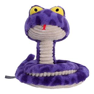 QMONSTER呆呆蛇狗狗玩具发声玩具中大型犬大号耐咬拔河狗磨牙