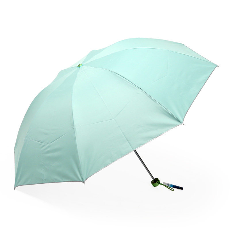 天堂336T银胶三折晴雨广告礼品伞